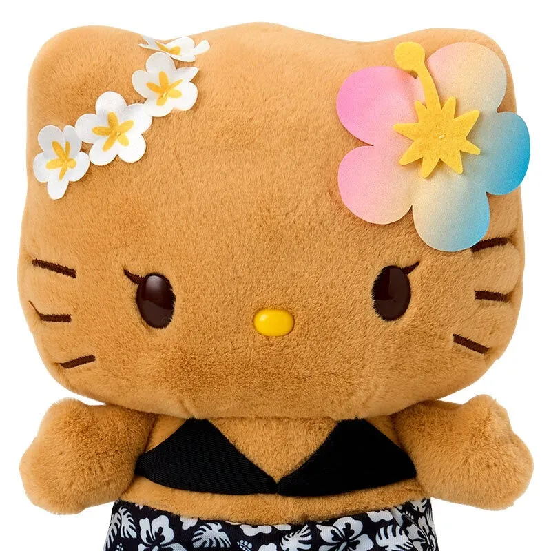 Hello Kitty Suntan Series 8"-bamse svart 8 tommer med broderi