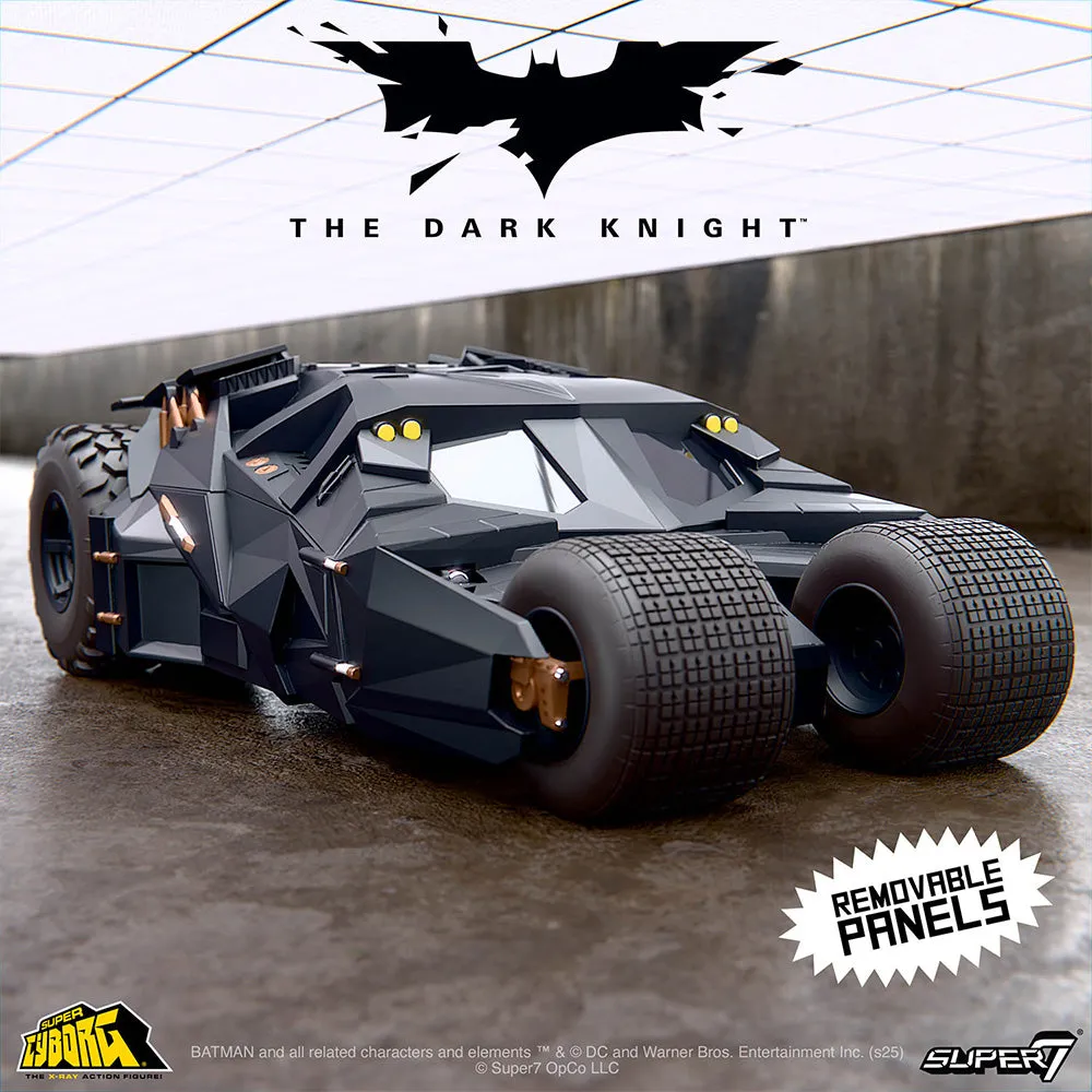 Batman The Dark Knight Trilogy Batmobile Tumbler Super Cyborg-samlerfigur