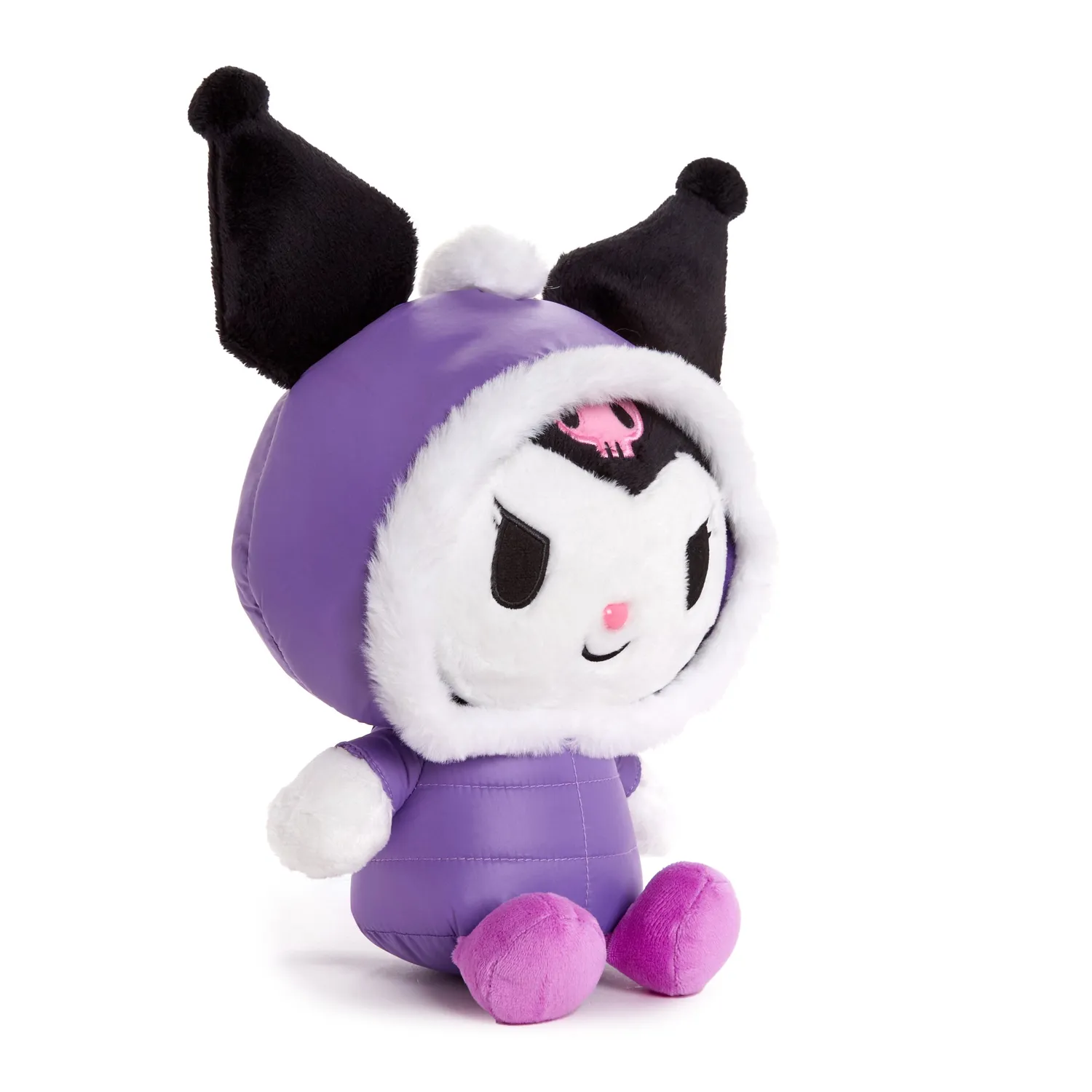 Hello Kitty Winter Puffer Series Kuromi 12" bamse med hettejakke
