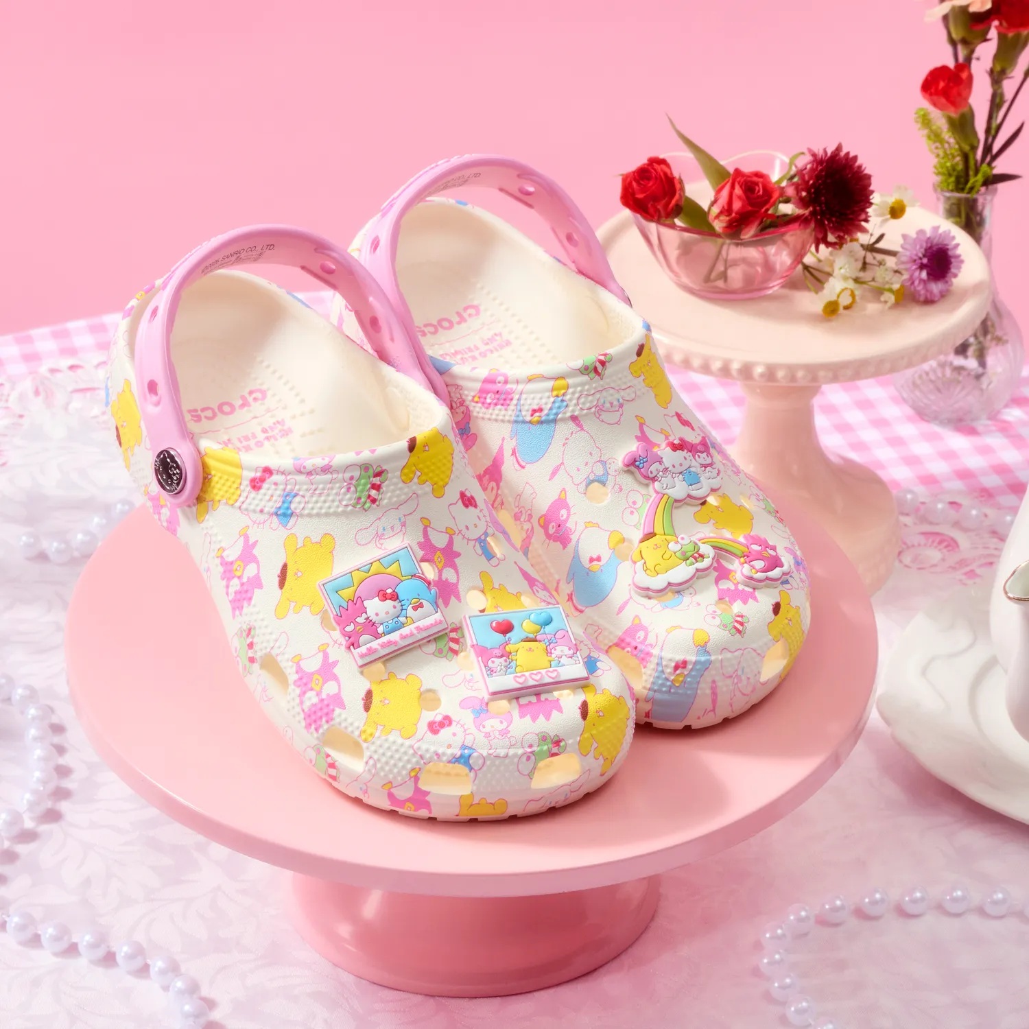 Hello Kitty and Friends x Crocs Adult Pastel Classic Clog sko Multi voksen