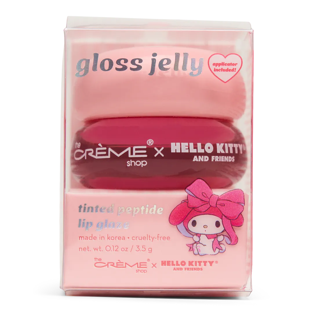 Hello Kitty My Melody Lip Glaze leppeglans Bubblegum med peptider