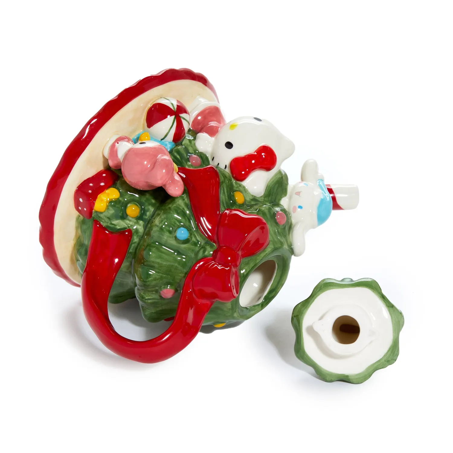 Hello Kitty and Friends Ceramic Holiday Tree tekanne i steingods