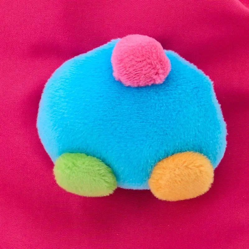 Hello Kitty U*SA*HA*NA Face Plush Drawstring Travel Pouch snørepose