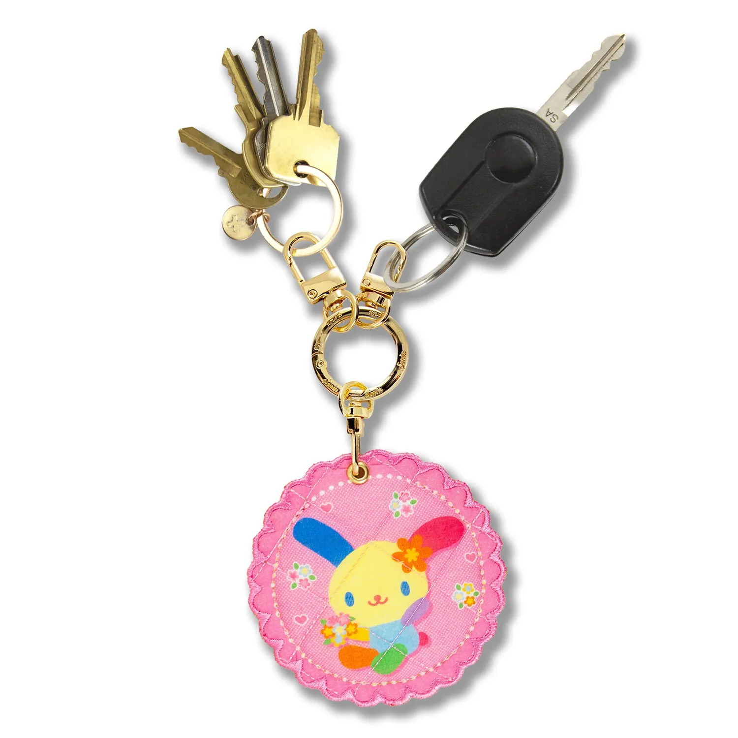 Hello Kitty U*SA*HA*NA x Sonix AirTag Keychain nøkkelring med skjult AirTag-lomme
