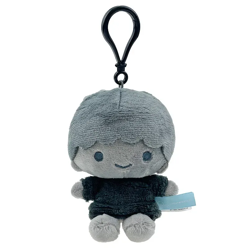 Hello Kitty Ash Monochrome Kiki plysjmaskot med klips