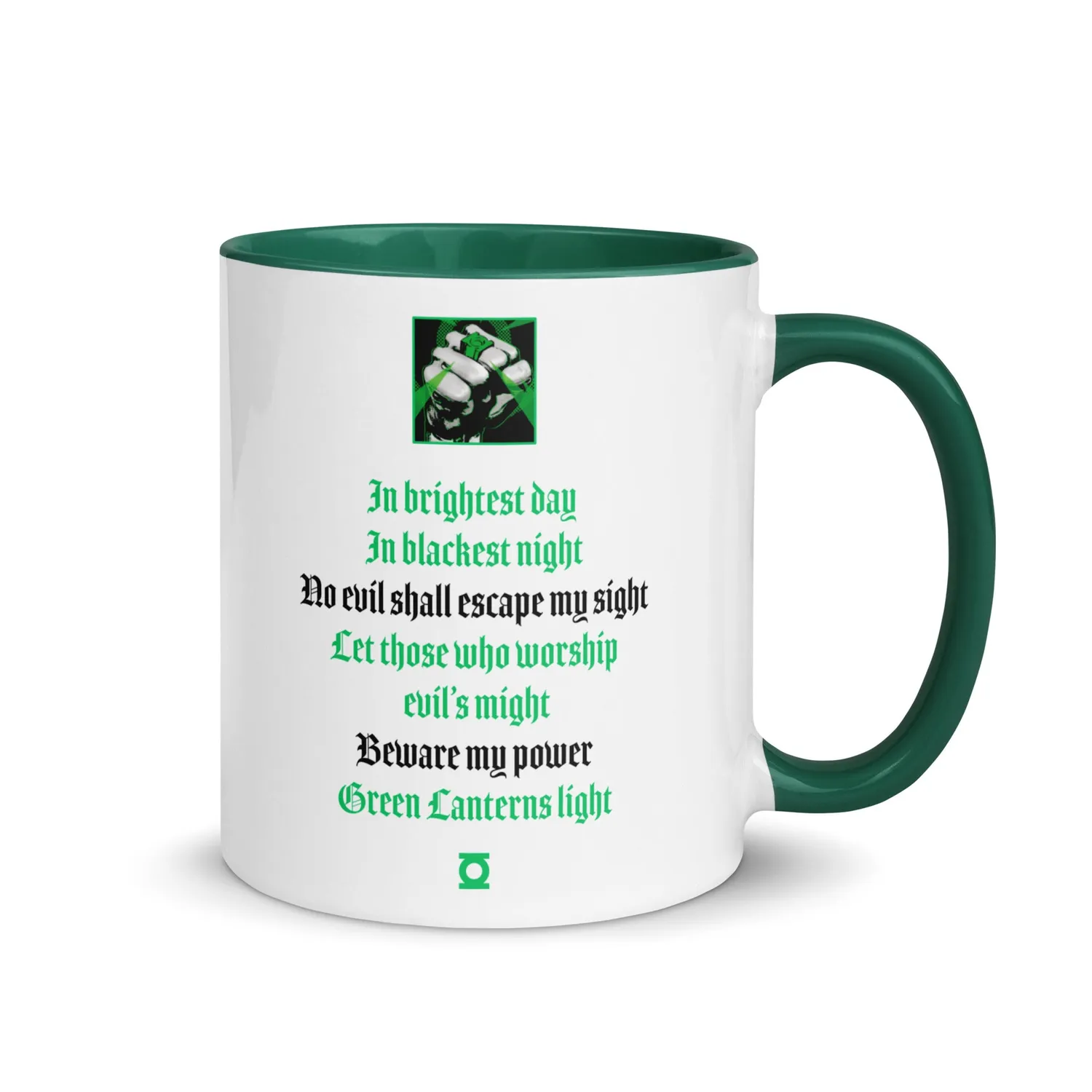 Batman GREEN LANTERN Oath-krus 11 oz med farget hank