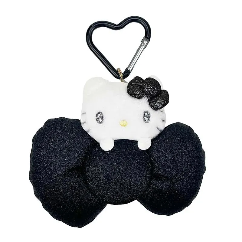 Hello Kitty Metallic Bow Series maskot svart 50-årsjubileum metallsløyfe