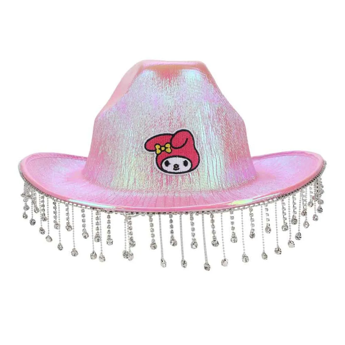 Hello Kitty My Melody embellished cowboyhatt rosa med strass