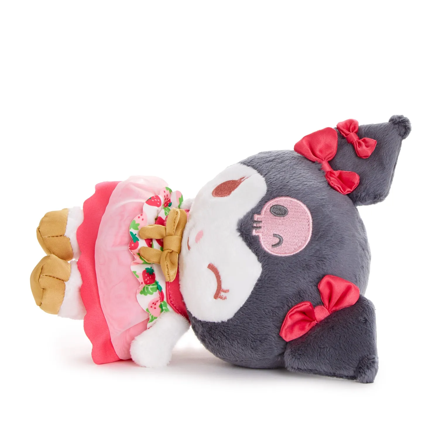 Hello Kitty Strawberry News 50th Anniversary Kuromi 8" Plush bamse