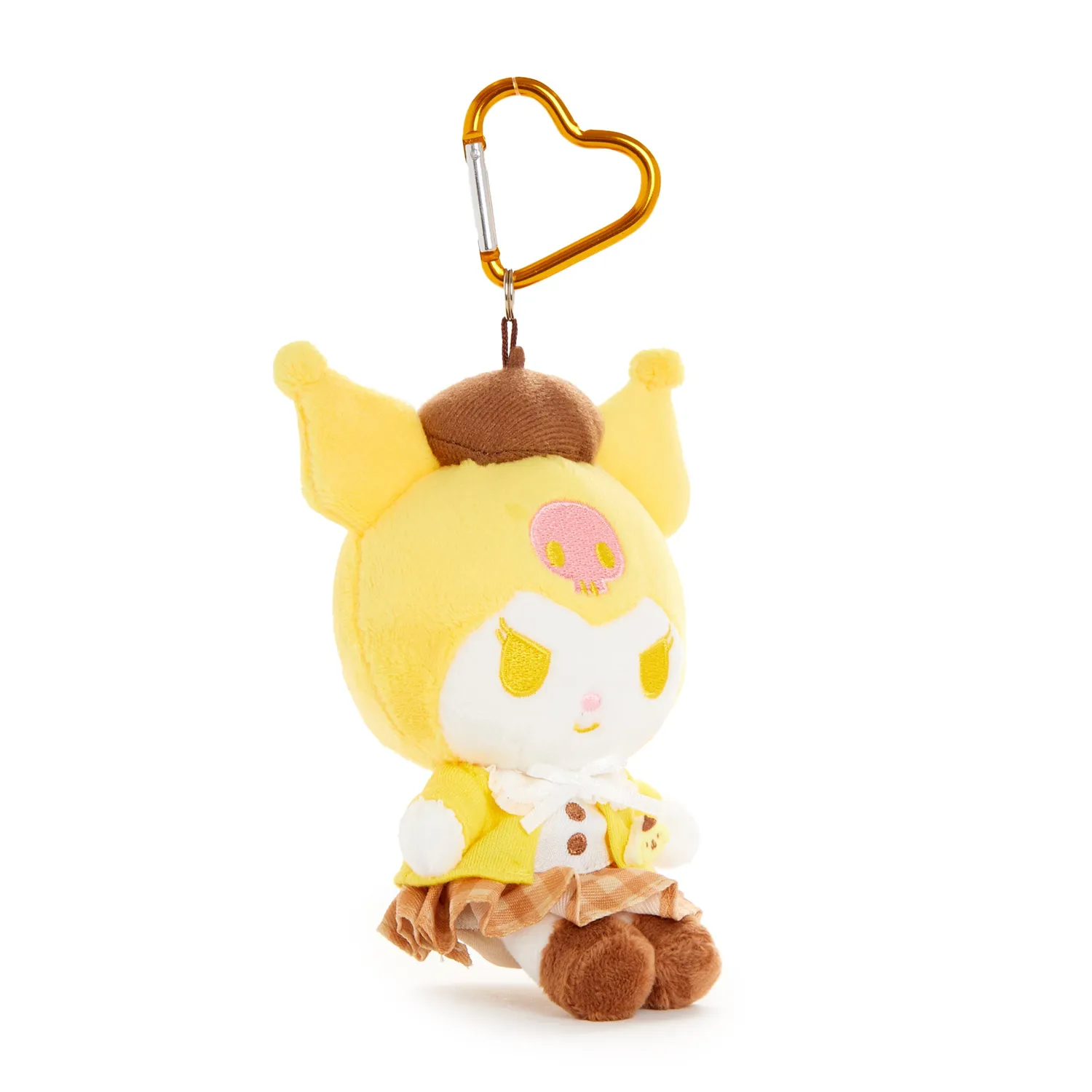 Hello Kitty Sanrio Friends Cosplay Series Kuromi Plush Mascot Keychain Pompompurin