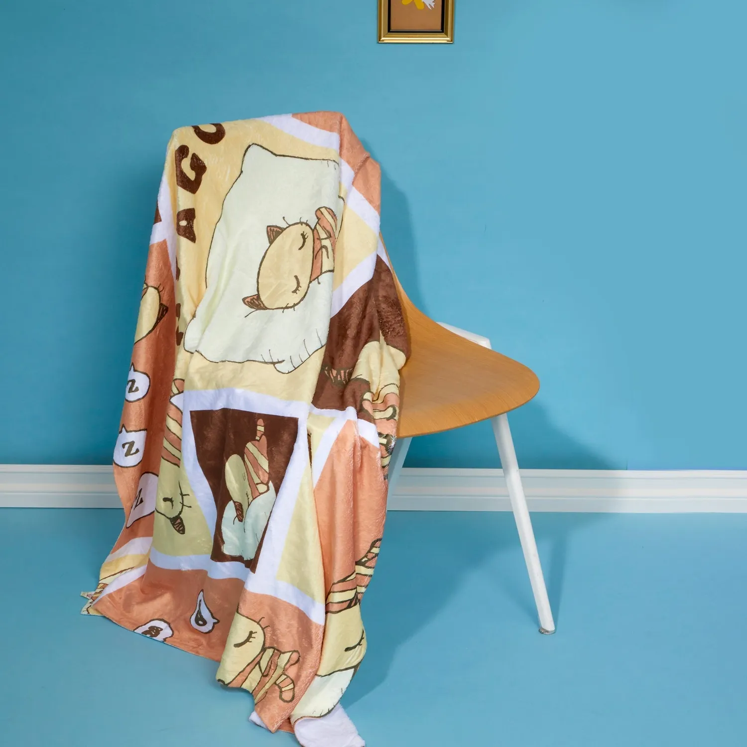 Nyago Lazy Day Throw Blanket pledd 50 × 60 tommer polyester