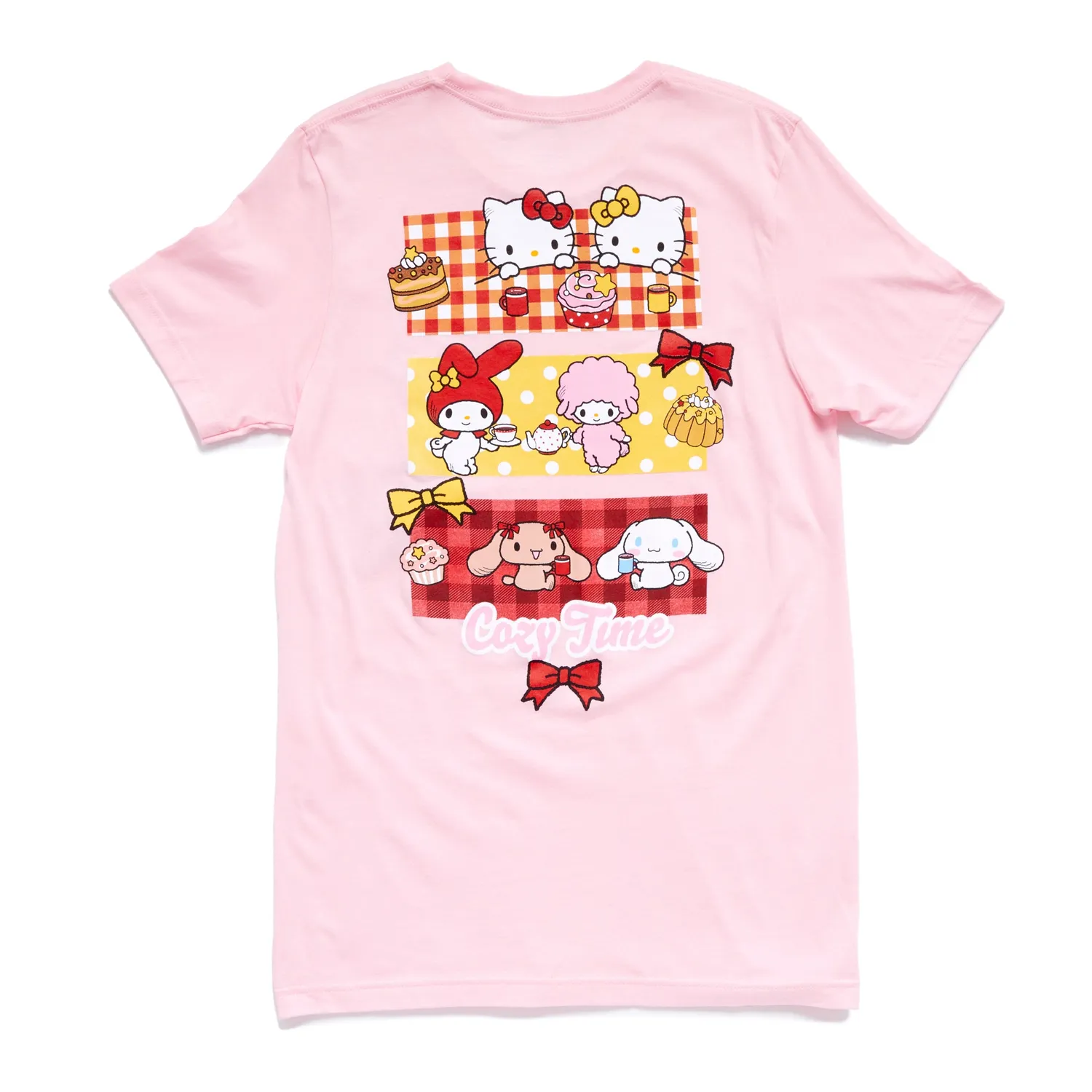 Hello Kitty My Melody Adult Cozy Time Tee T-skjorte rosa voksen