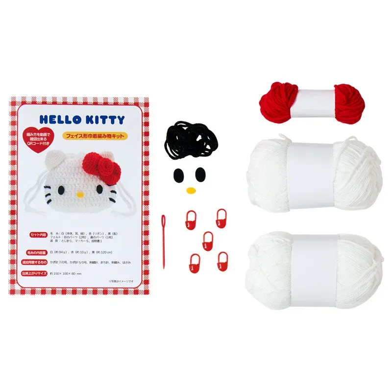 Hello Kitty Knitting Kit strikkesett Sanrio Handicraft Club veske