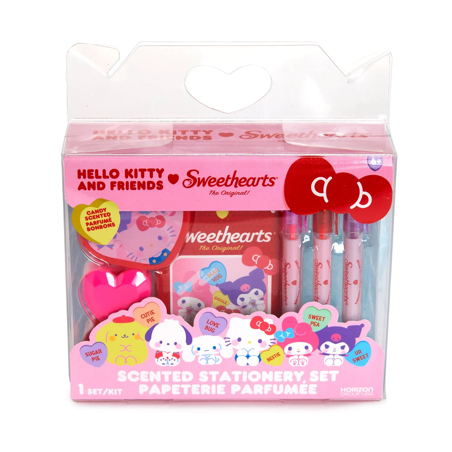 Hello Kitty and Friends x Sweethearts Scented Stationery Set skrivesett