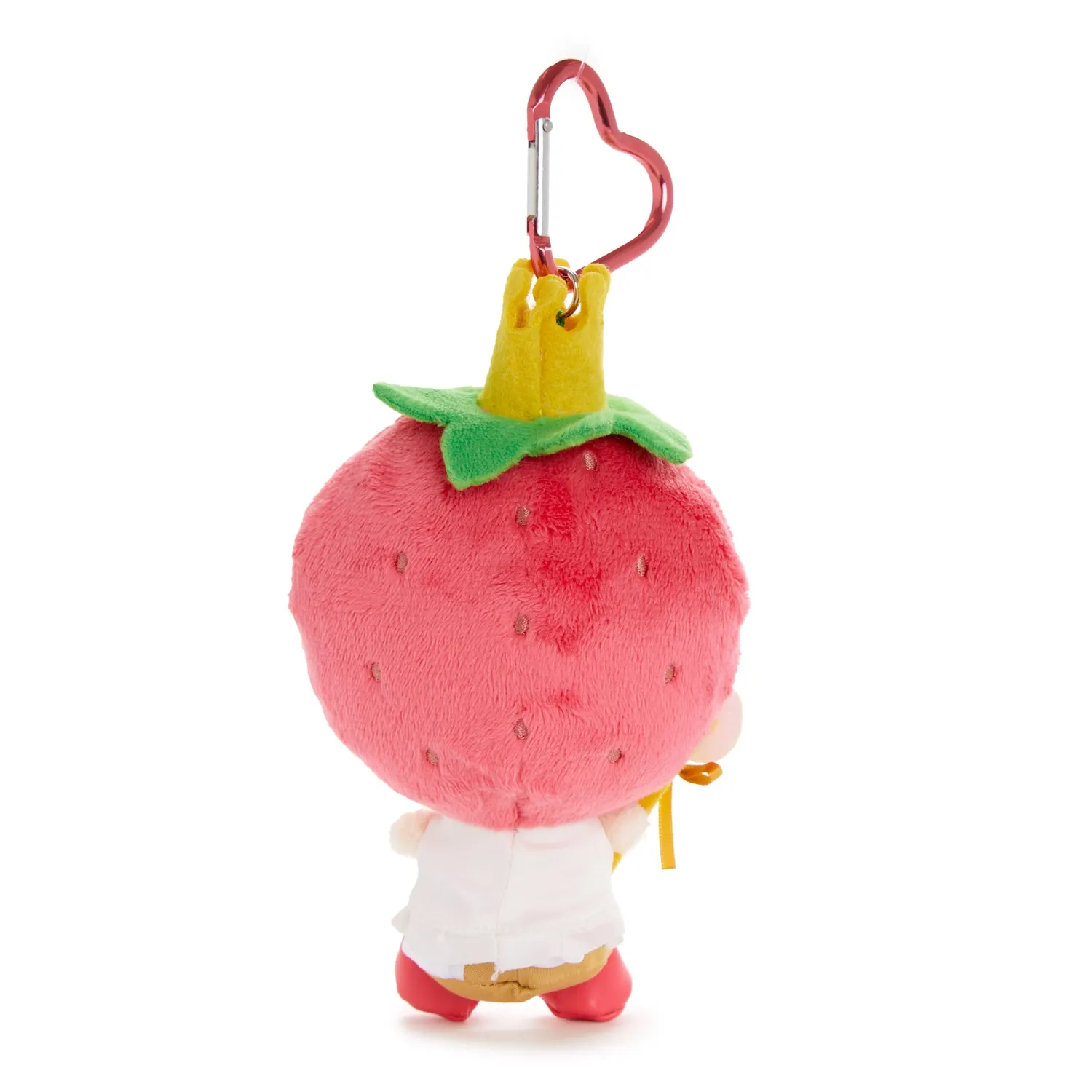 Hello Kitty Strawberry News Strawberry King Plush Mascot nøkkelring