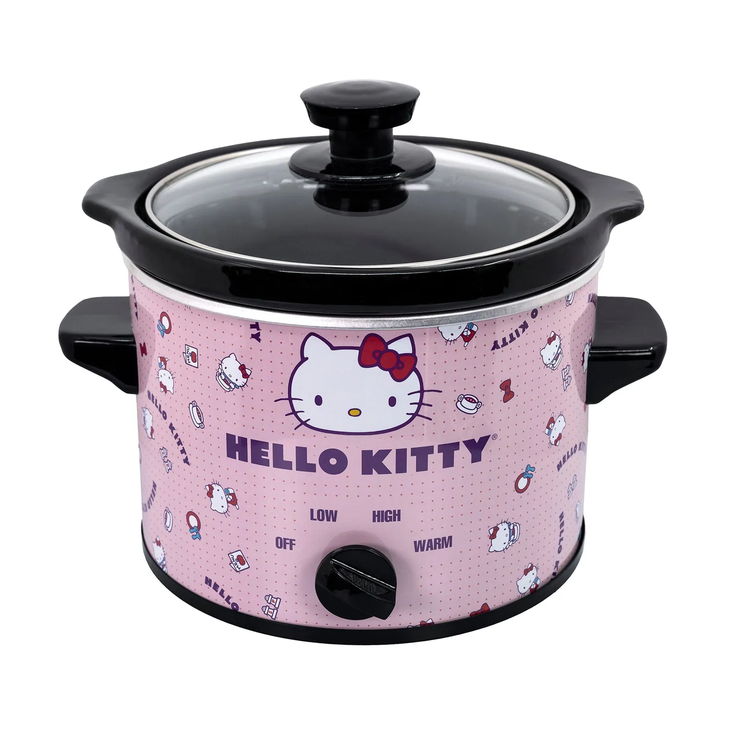 Hello Kitty 2-Quart Slow Cooker saktekoker 2 quart avtakbar steingodsgryte
