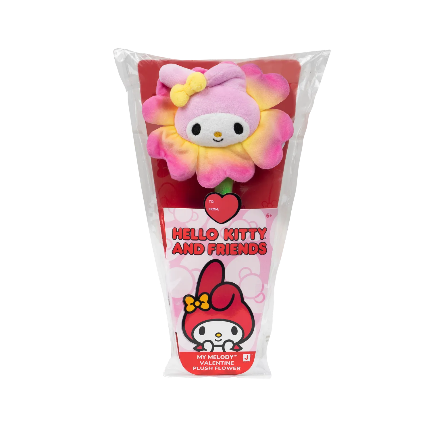 Hello Kitty and Friends My Melody 14" blomsterbamse gul ombre