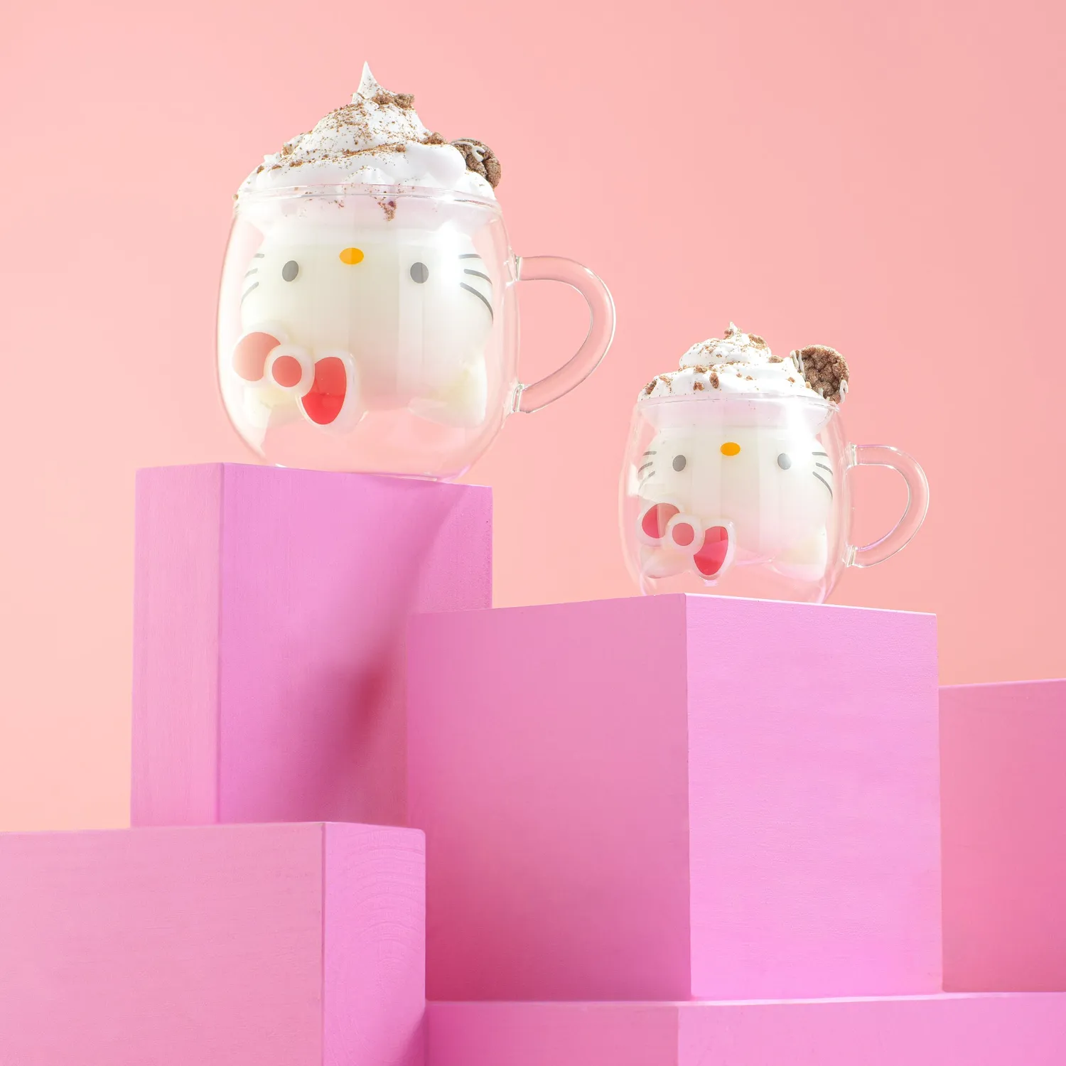 Hello Kitty JoyJolt 3D Double Wall Espresso Glass espressoglass