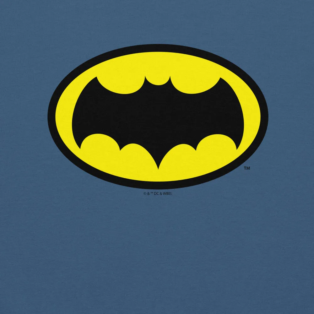 Batman Classic TV Series Batman Logo hettegenser Indigo Blue