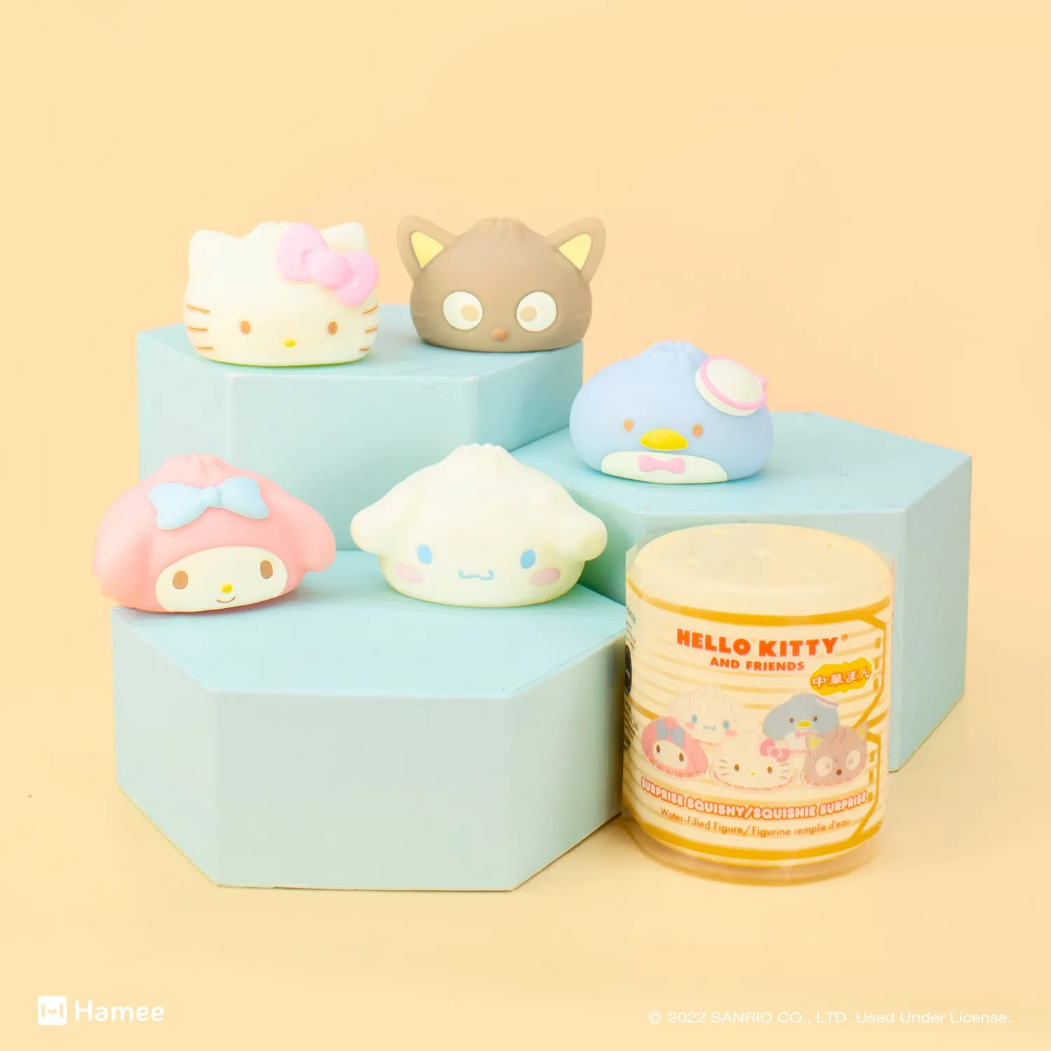 Hello Kitty and Friends Steamed Bun Capsule Squishies (Series 3) squishy 1 stk tilfeldig