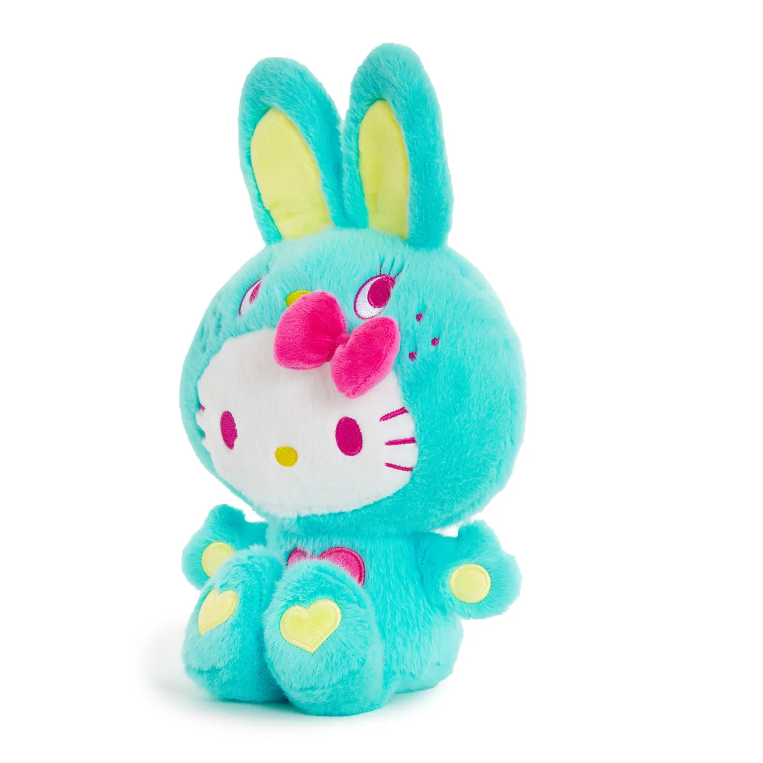 Hello Kitty Colorful Bunny Series 11" Green plysjbamse