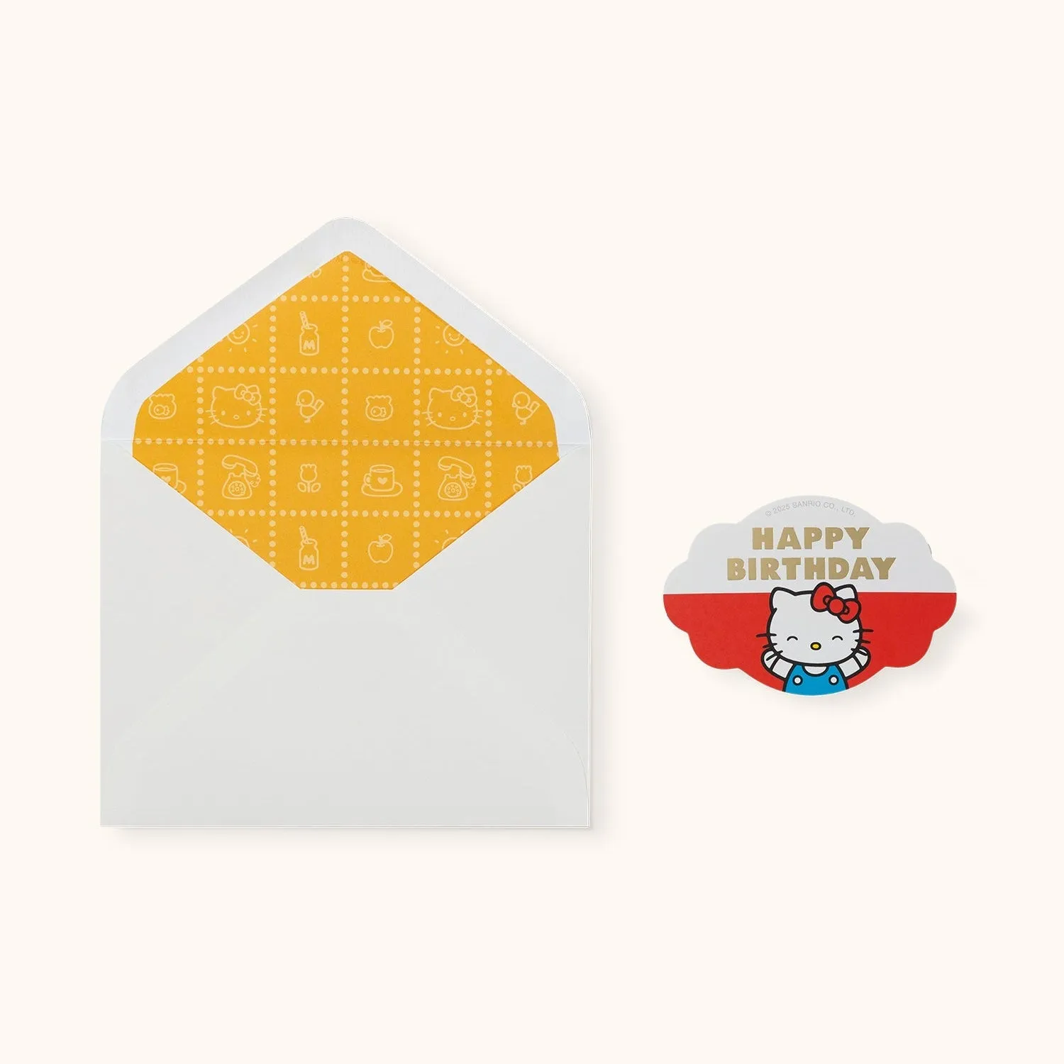 Hello Kitty x Studio Oh! Retro Red Birthday Wishes bursdagskort