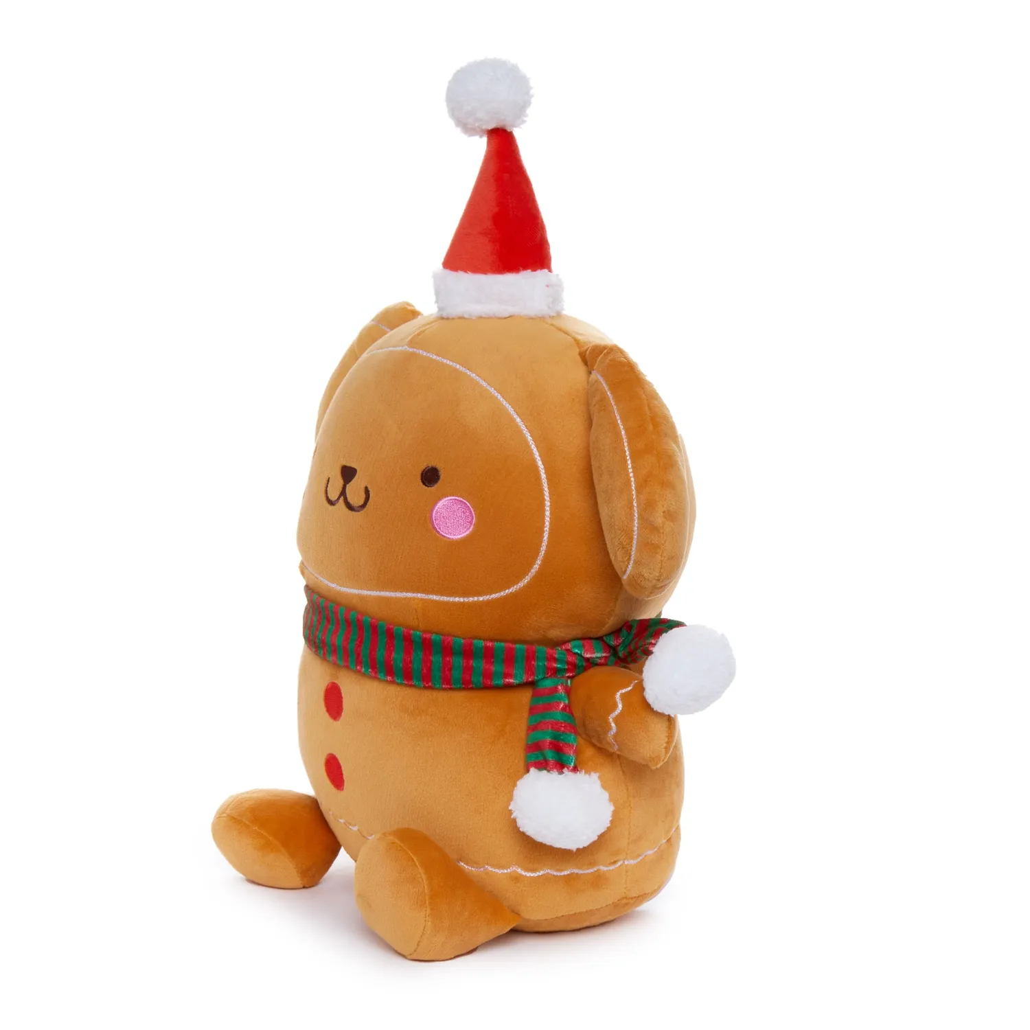 Hello Kitty Holiday Gingerbread Friends Pompompurin 12" Plush julebamse