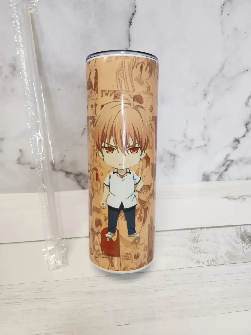 Anitaku Cursed Cat Boy tumbler 20 oz rustfritt stål