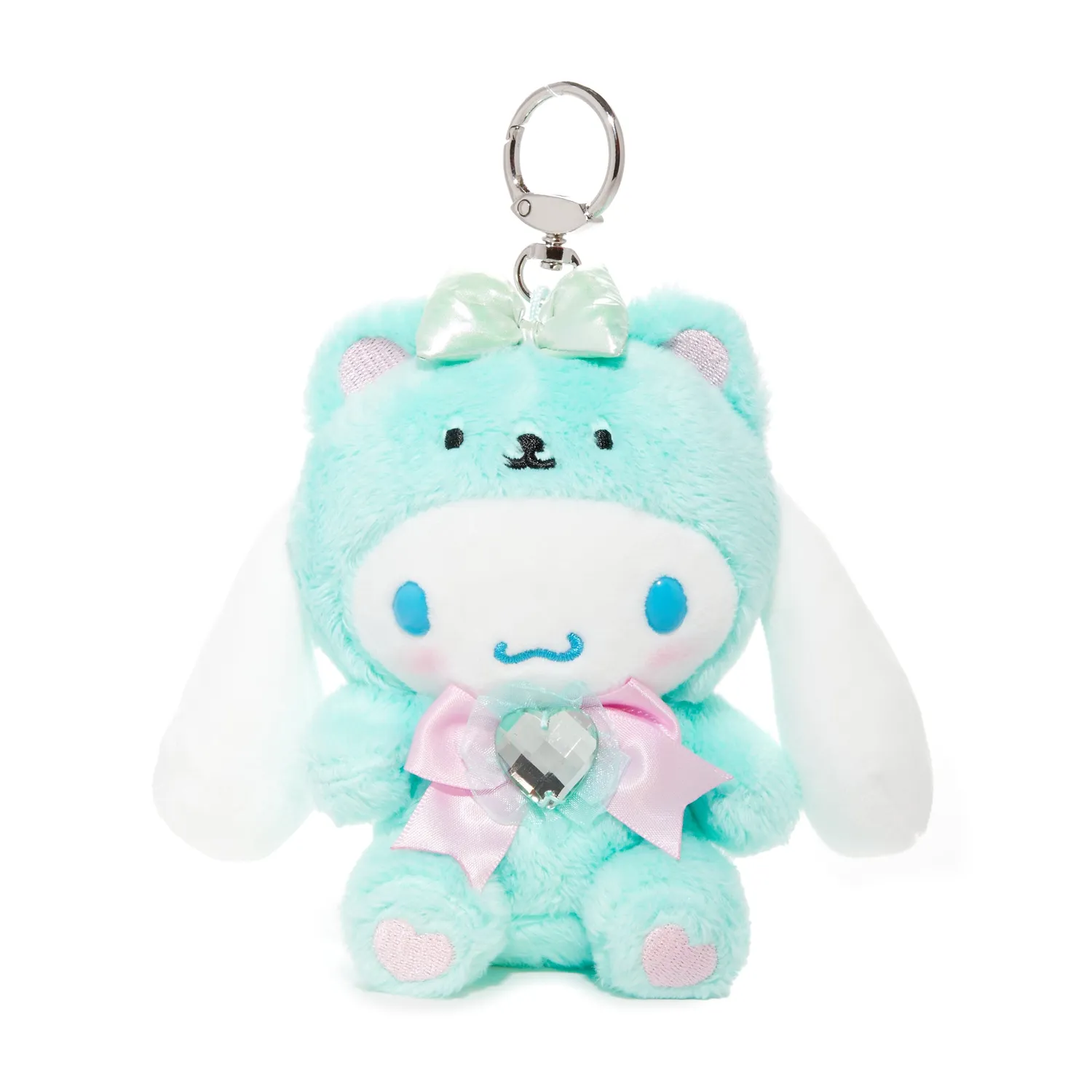 Hello Kitty Cinnamoroll Birthstone Mascot Keychain nøkkelring mai smaragd