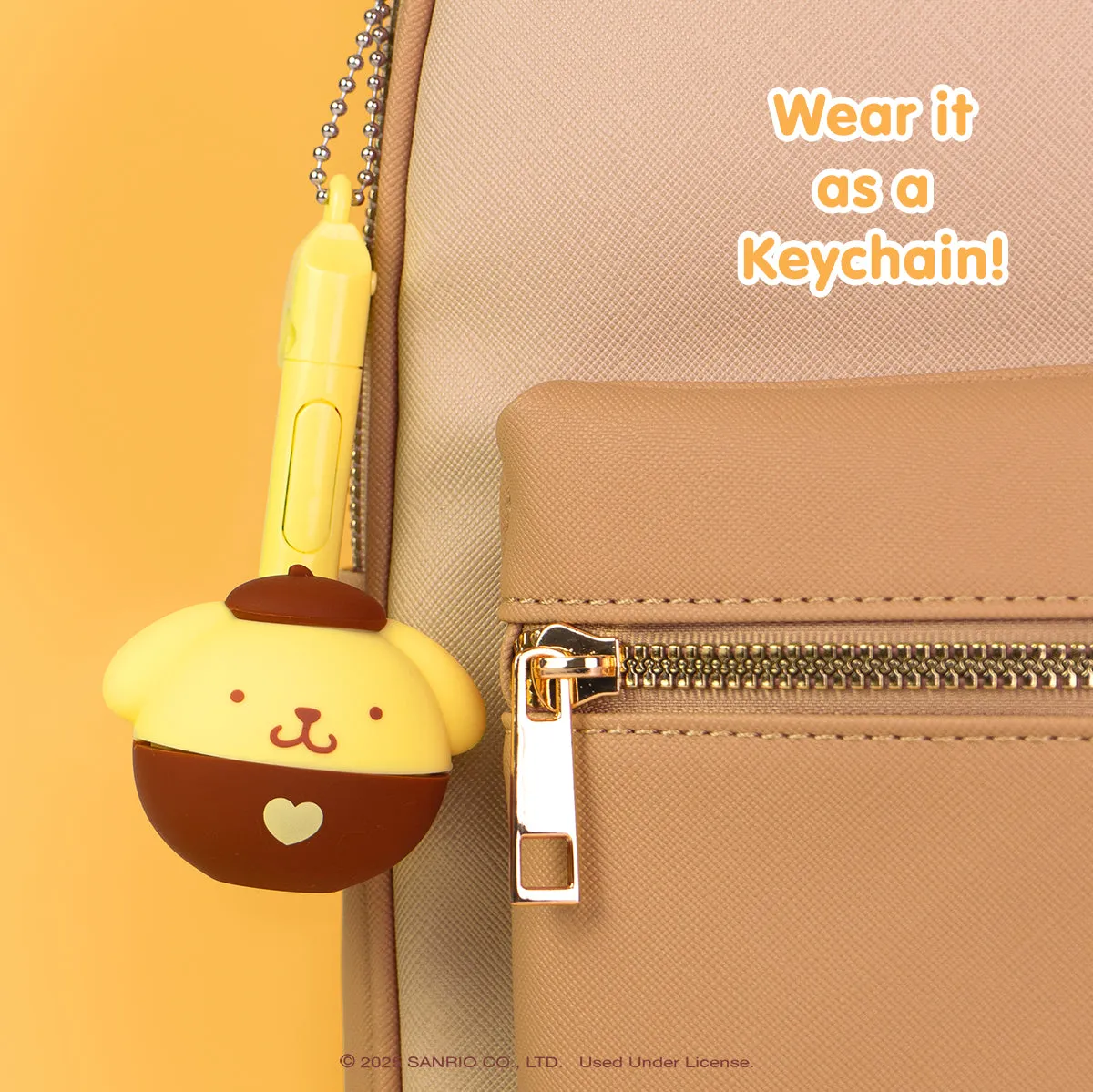 Hello Kitty Pompompurin Mini Otamatone Melody Charm nøkkelring
