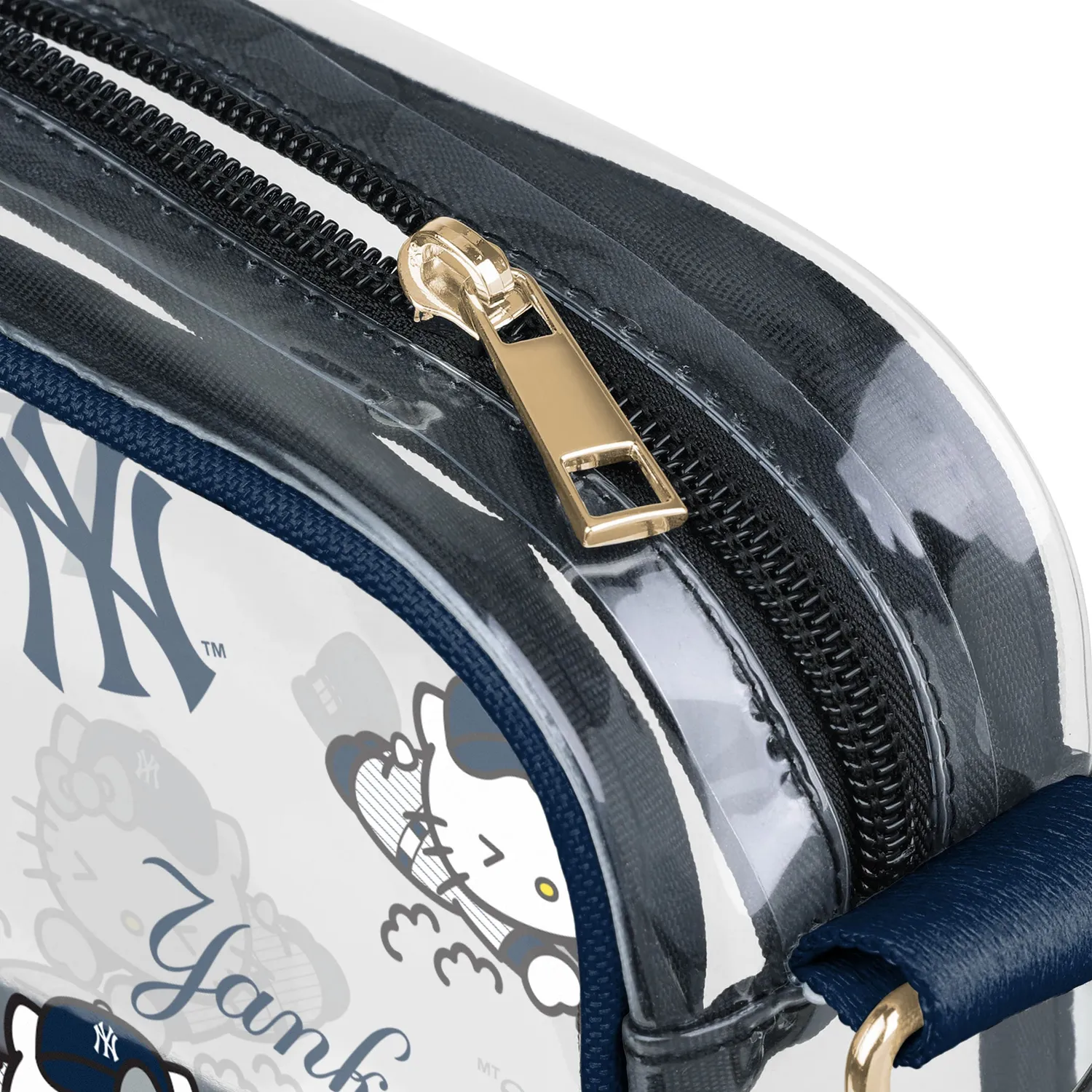 Hello Kitty New York Yankees crossbody-veske gjennomsiktig 2 l