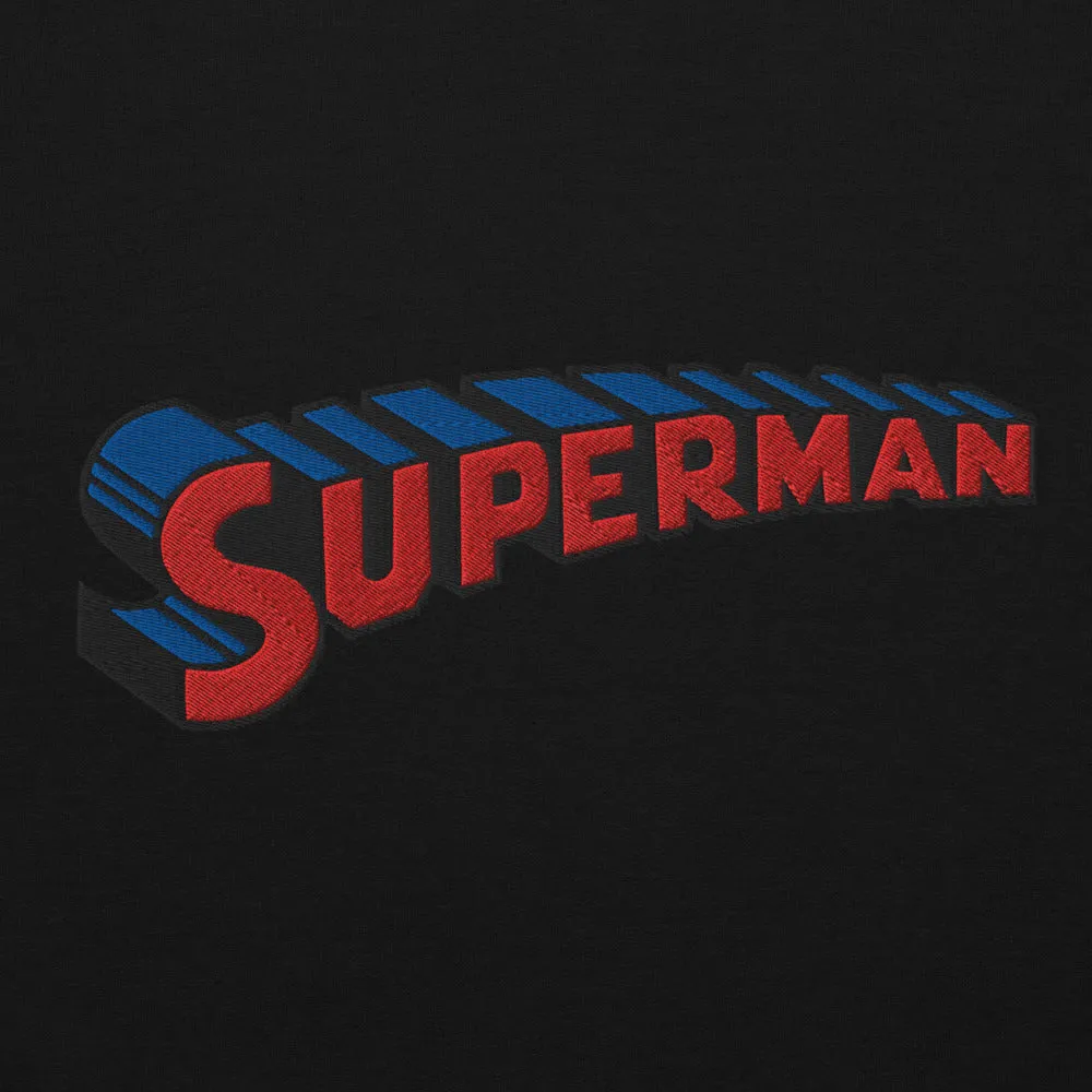 Batman SUPERMAN #1 brodert hettegenser svart bomull polyester