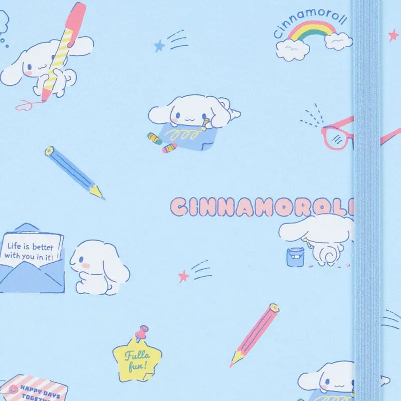 Hello Kitty Cinnamoroll Lined Notebook spiralbok med strikk