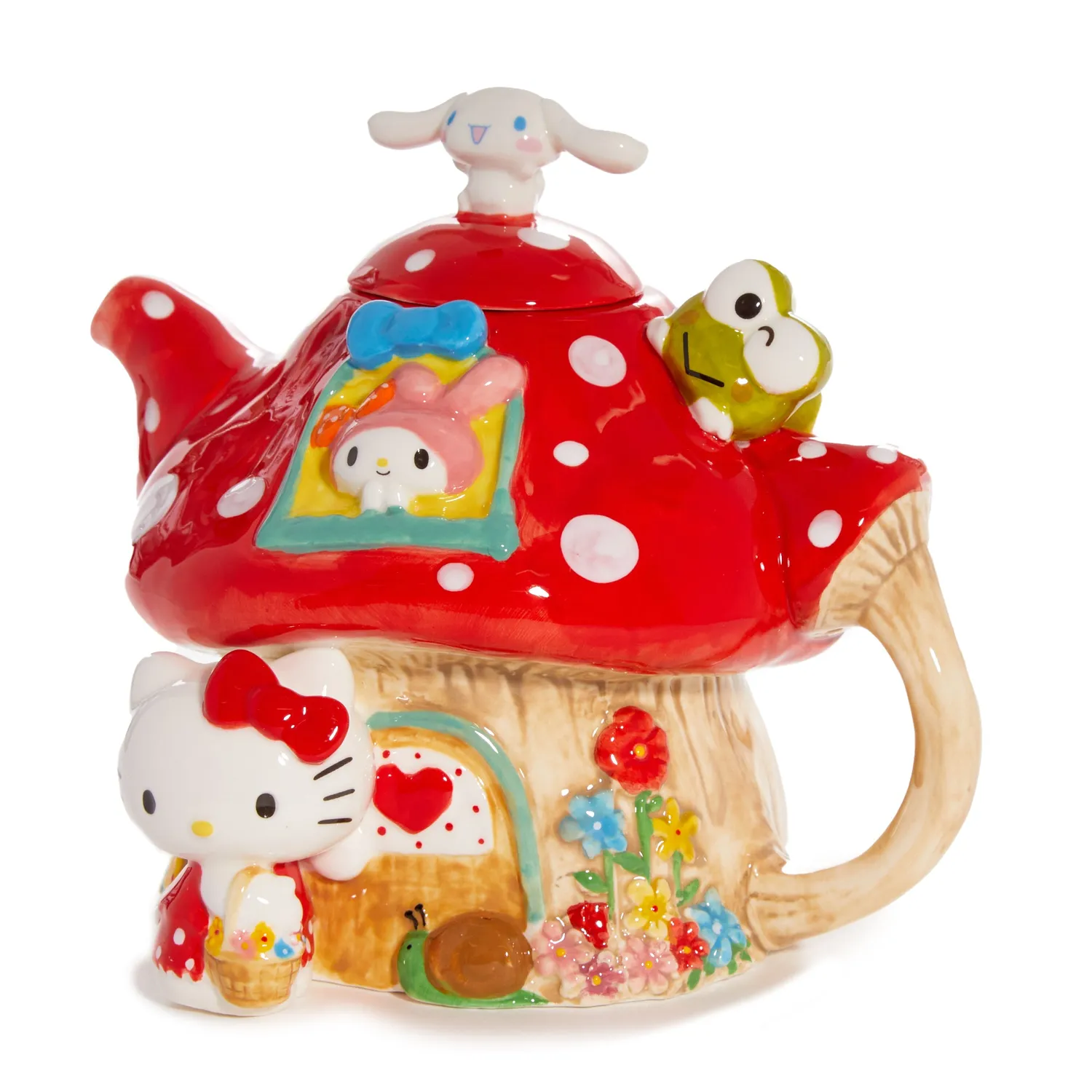 Hello Kitty and Friends Ceramic Mushroom Teapot tekanne