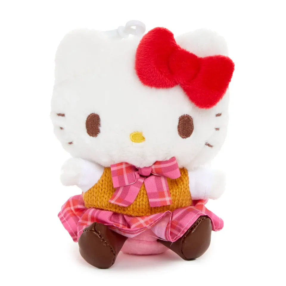 Hello Kitty Uniform Series Mascot Clip plysjklips 5 tommer med klips