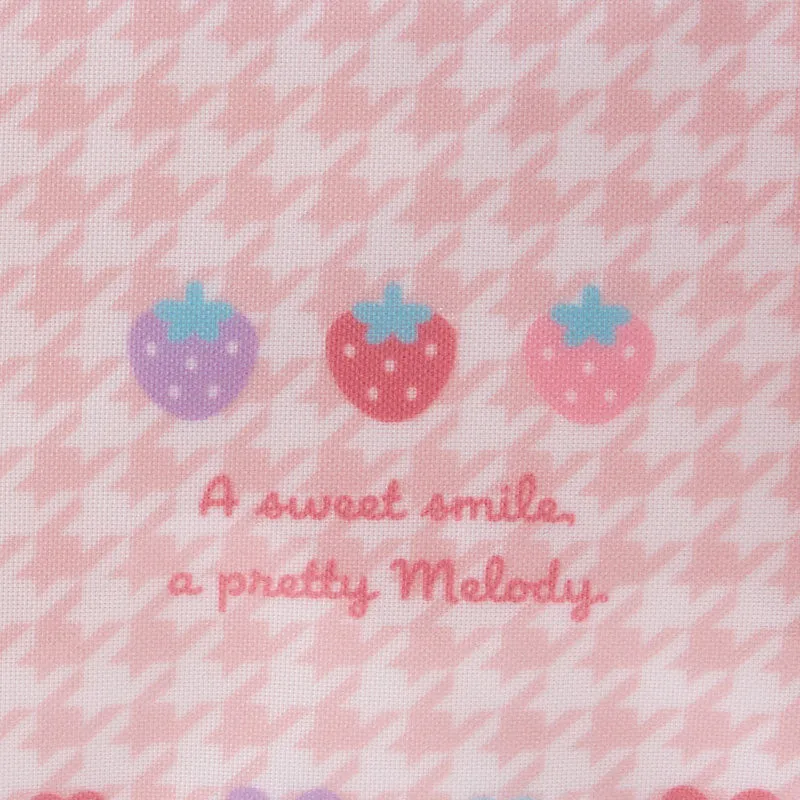 Hello Kitty Floral Houndstooth My Melody Zipper Pouch sminkepung