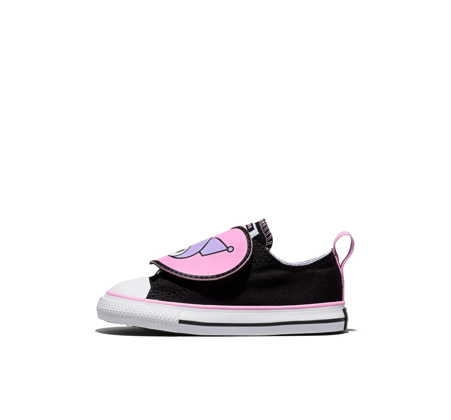 Converse x My Melody & Kuromi Chuck Taylor All Star One Strap Easy-On sko toddler svart rosa brun