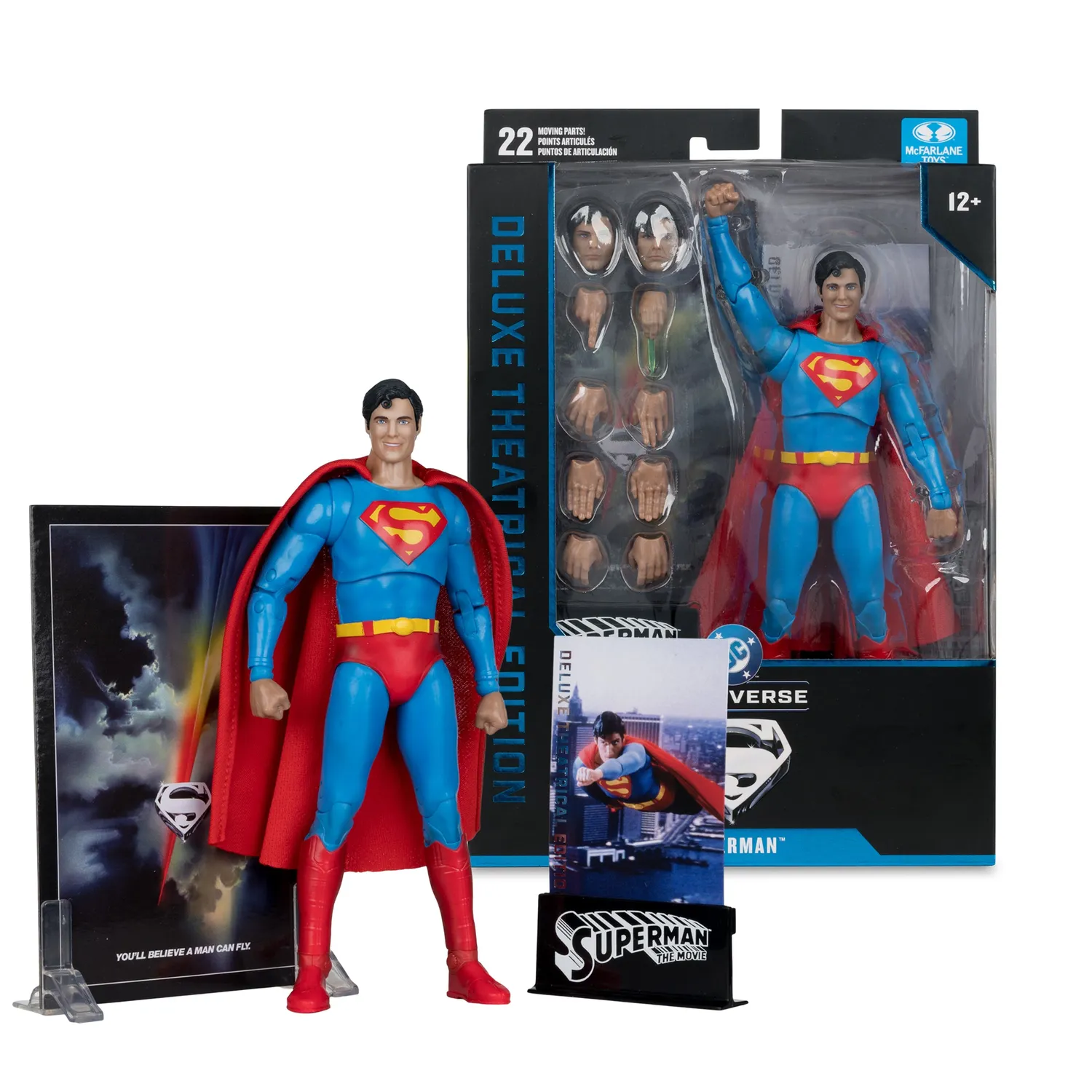 Batman Superman: The Movie (1978) McFarlane Toys Deluxe Theatrical Edition Superman actionfigur