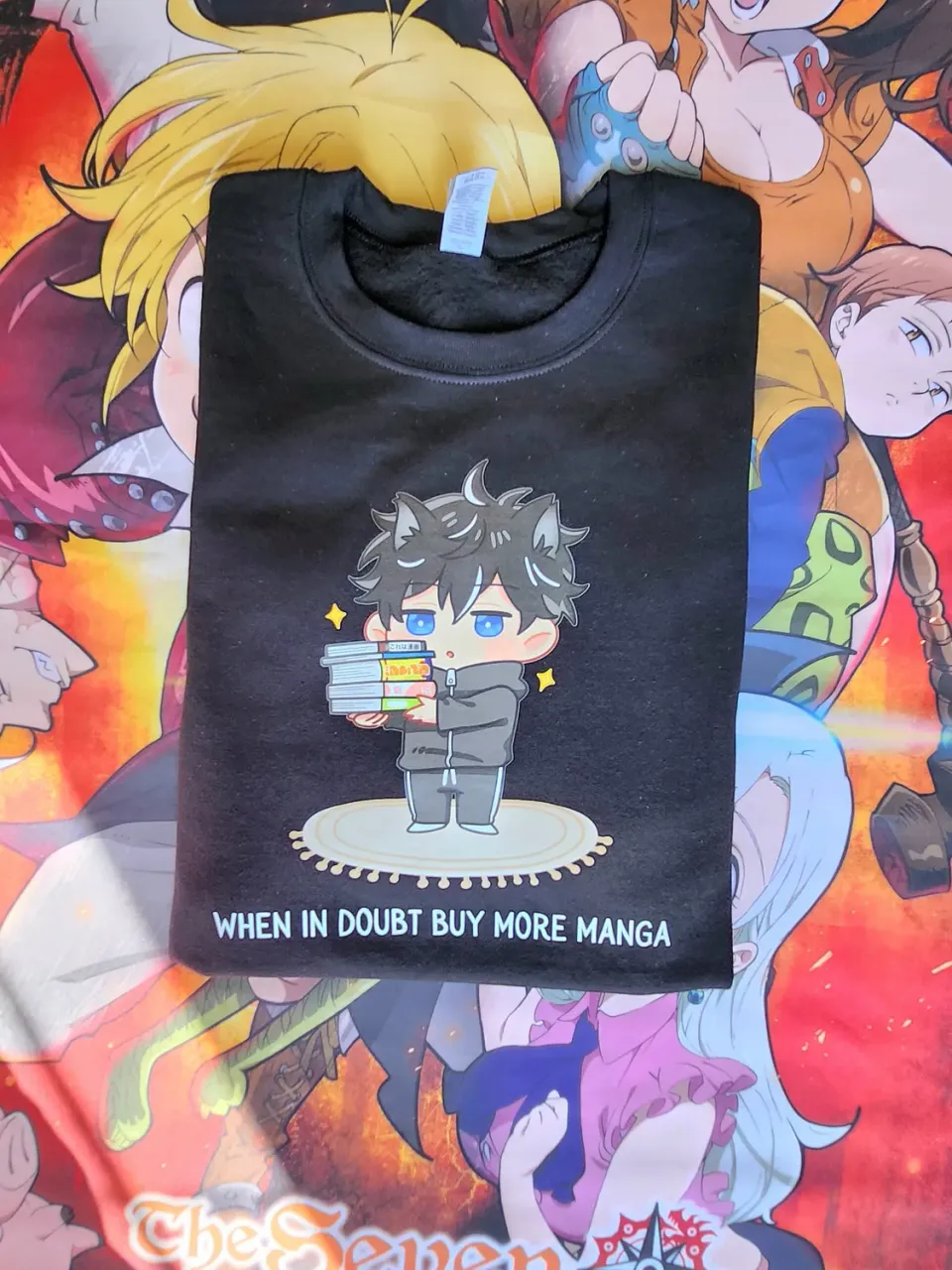 Anitaku When in Doubt, Buy Manga collegegenser – størrelse S–3XL