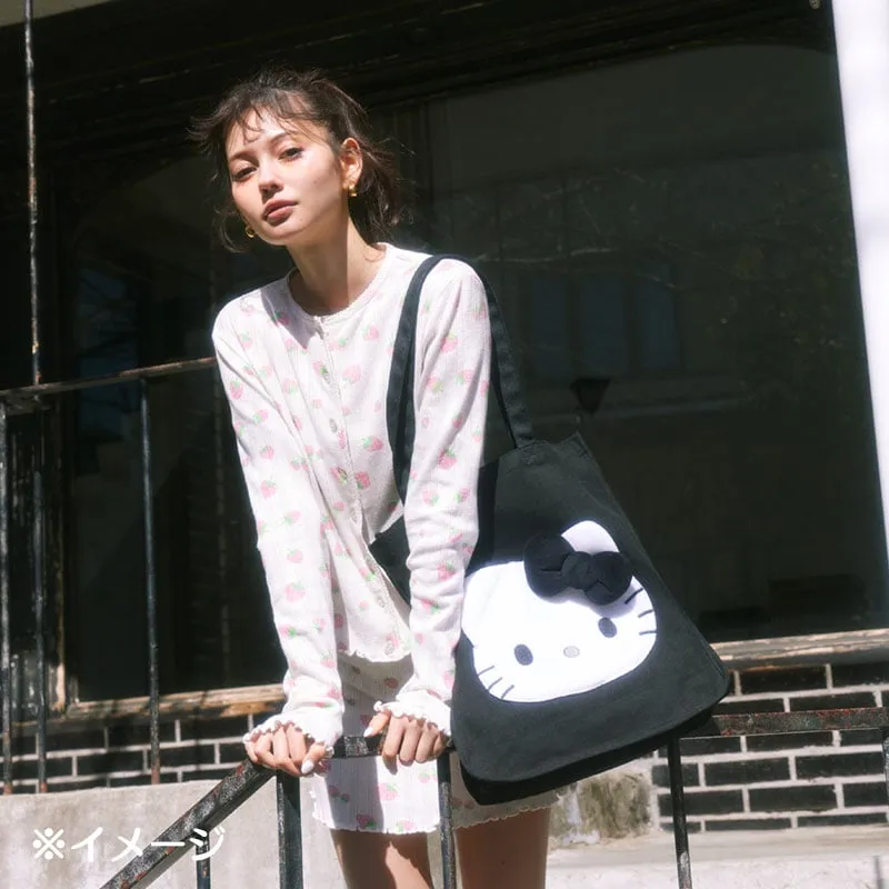 Hello Kitty I Love Hello Kitty tote bag svart med broderi