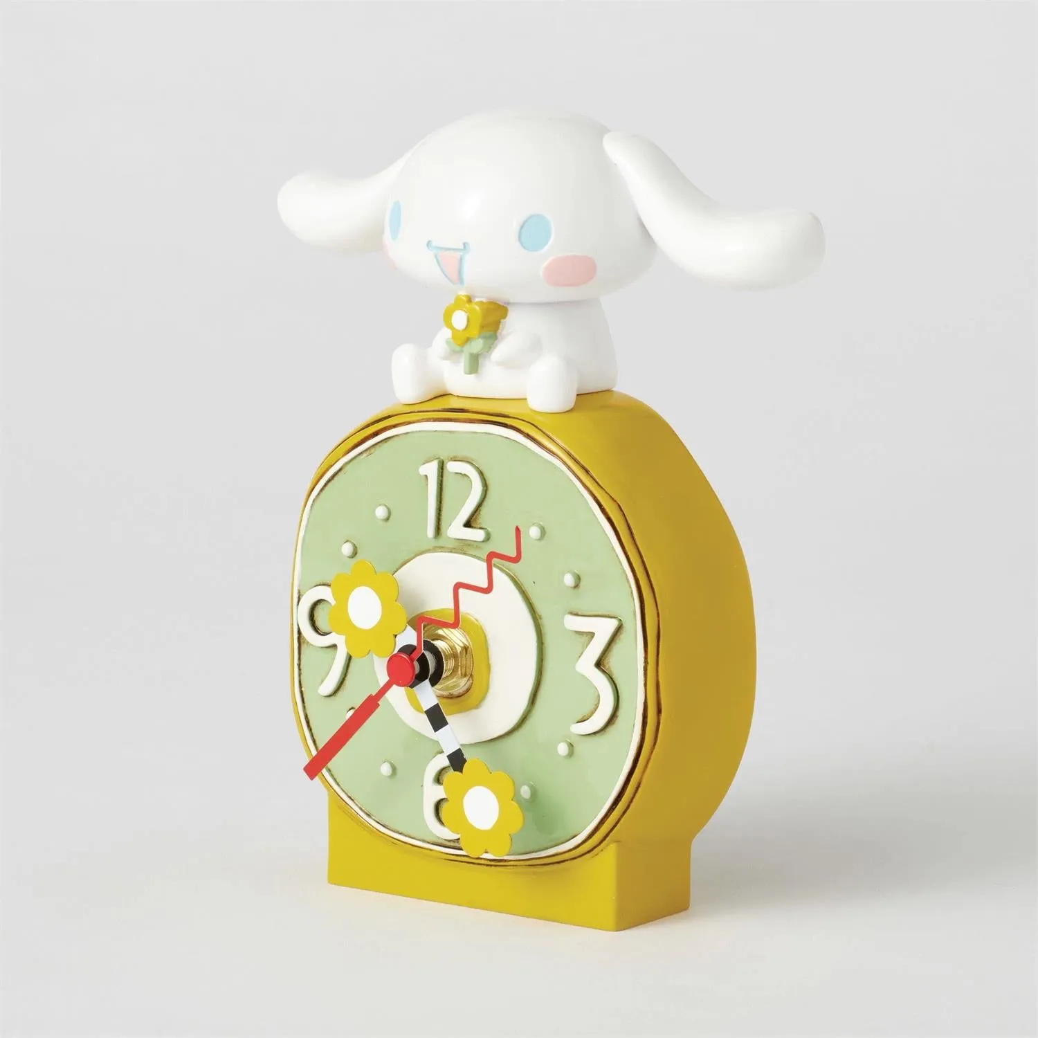 Hello Kitty Cinnamoroll Flowers bordklokke med blomsterformede visere