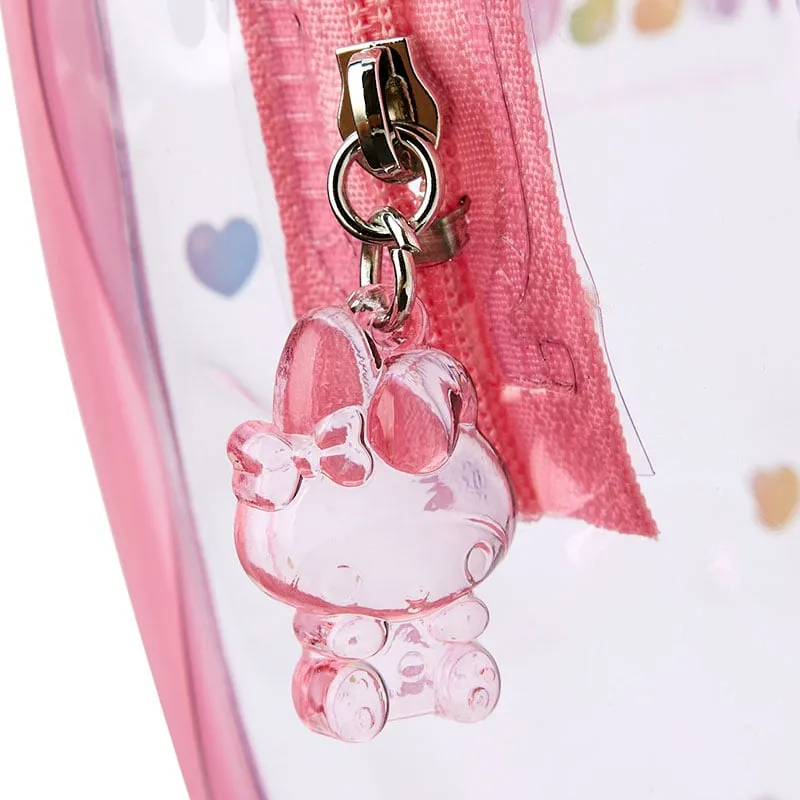 Hello Kitty Gummy Candy My Melody Mini Zipper Pouch pung gjennomsiktig