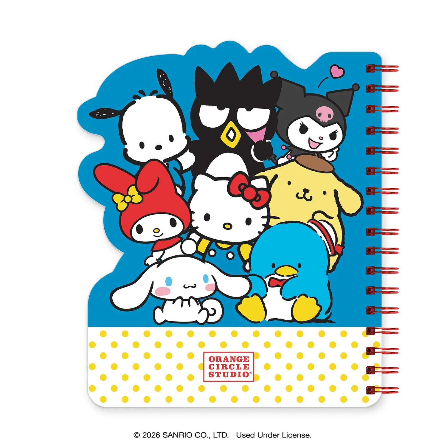 Hello Kitty and Friends 2027 Retro Die-Cut ukeplanlegger 17 måneder