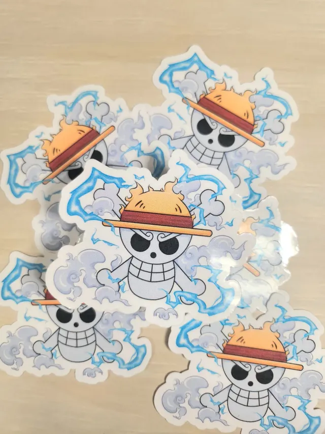 Anitaku Straw Hat Sticker klistremerke Gear 5 One Piece