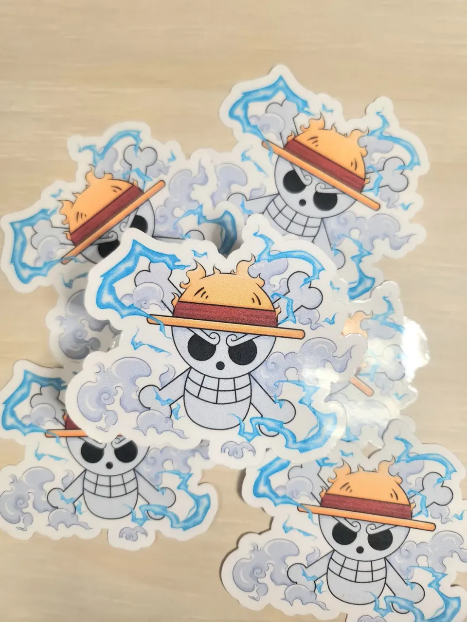 Anitaku Straw Hat Sticker klistremerke Gear 5 One Piece