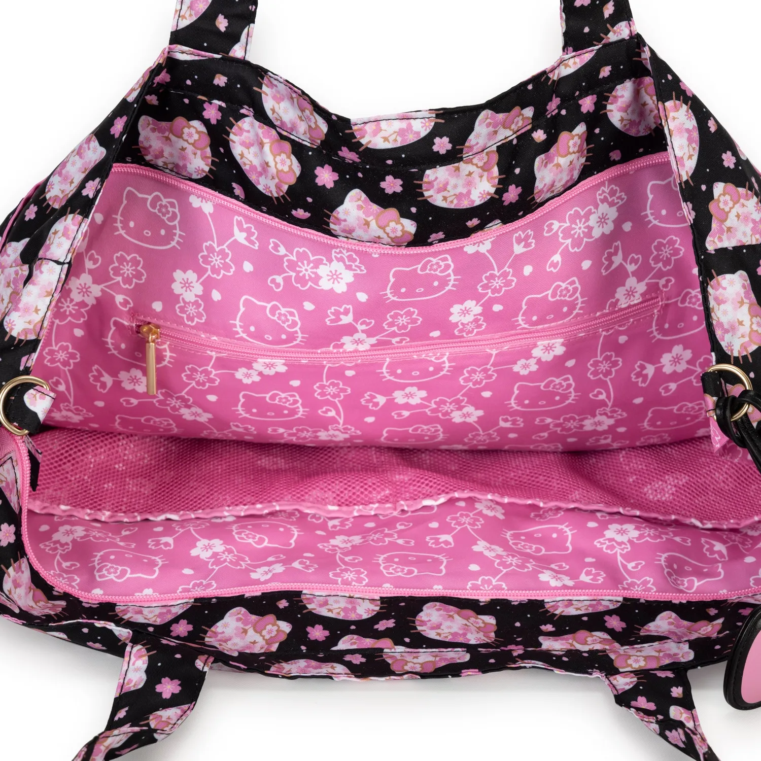Hello Kitty JuJuBe Super Be totebag Cherry Blossoms 8 lommer