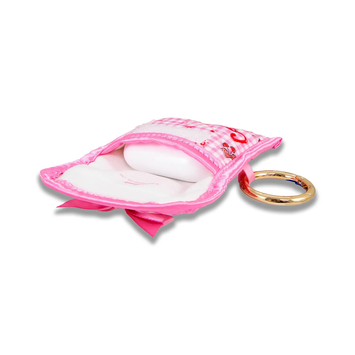 Hello Kitty Cogimyun x Sonix Ear Bud Pouch øreproppetui rosa quiltet