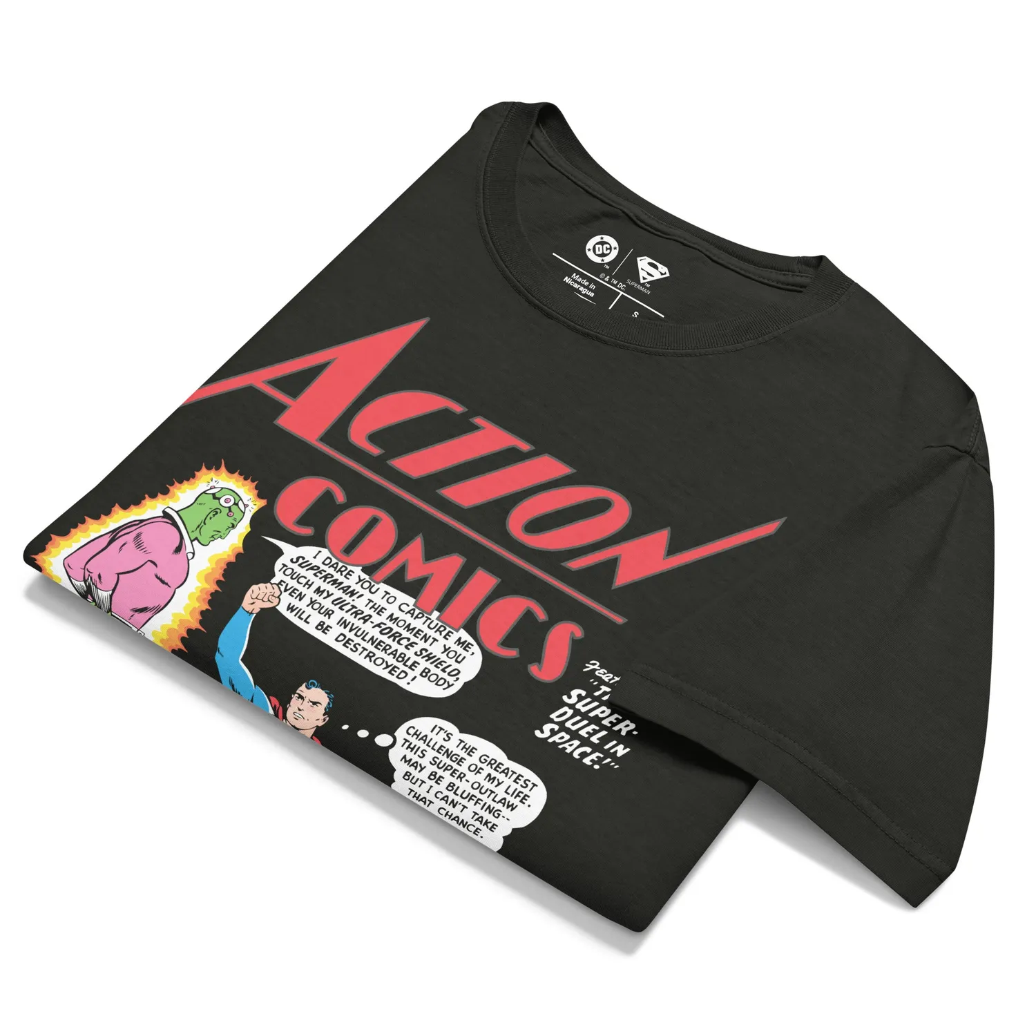 Batman Superman Silver Age Brainiac T-skjorte S–3XL vintagevasket
