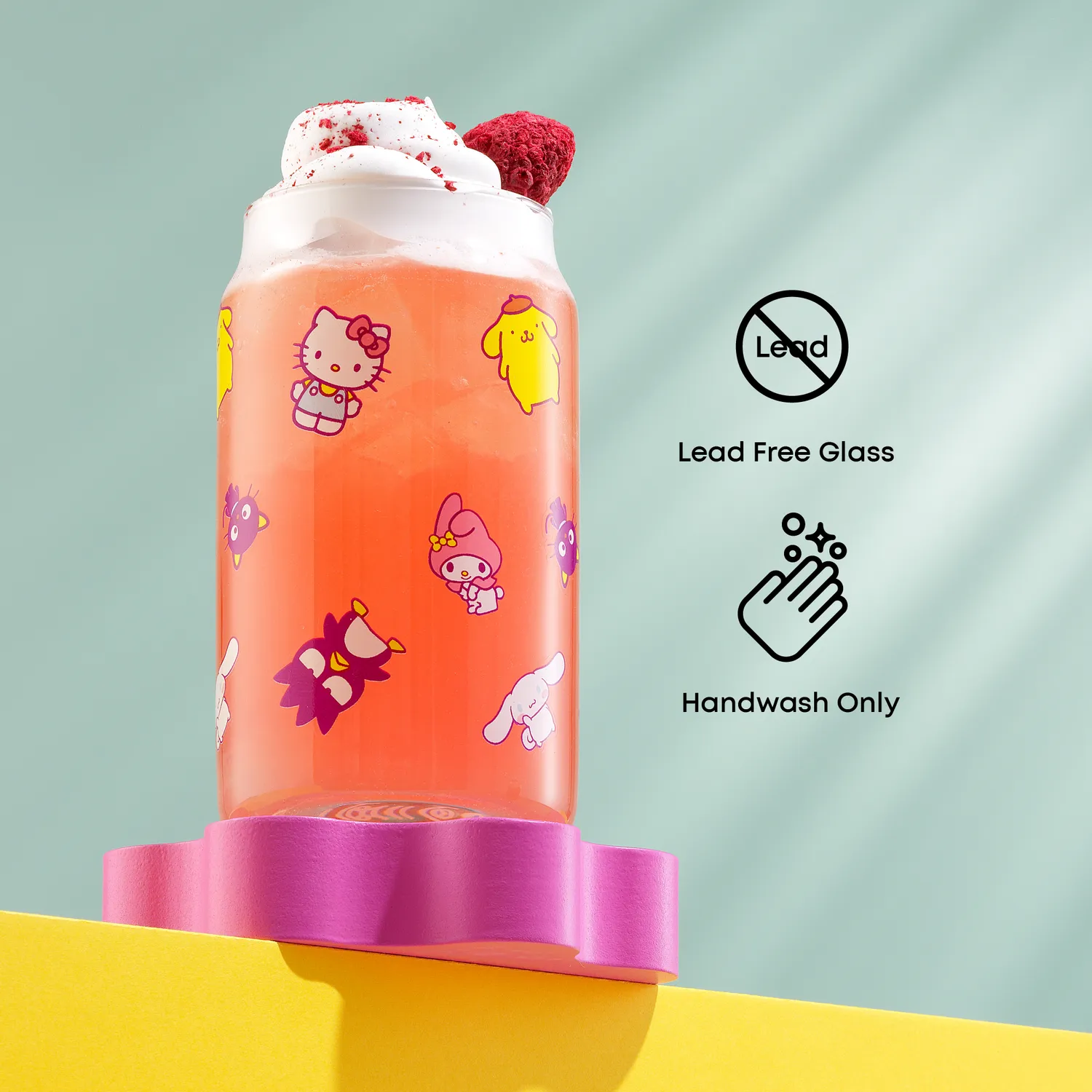 Hello Kitty Daydream Tumbler Glasses drikkeglass 4-pakning