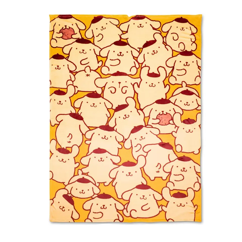 Hello Kitty Pompompurin Throw Blanket (On Repeat) pledd